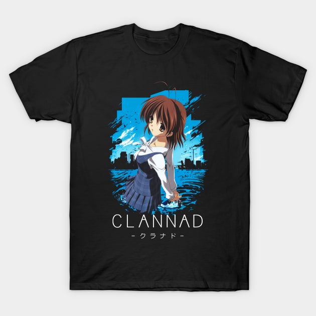 Classic Art Nagisa Clannad Japanese Anime T-Shirt by Cierra Bauch